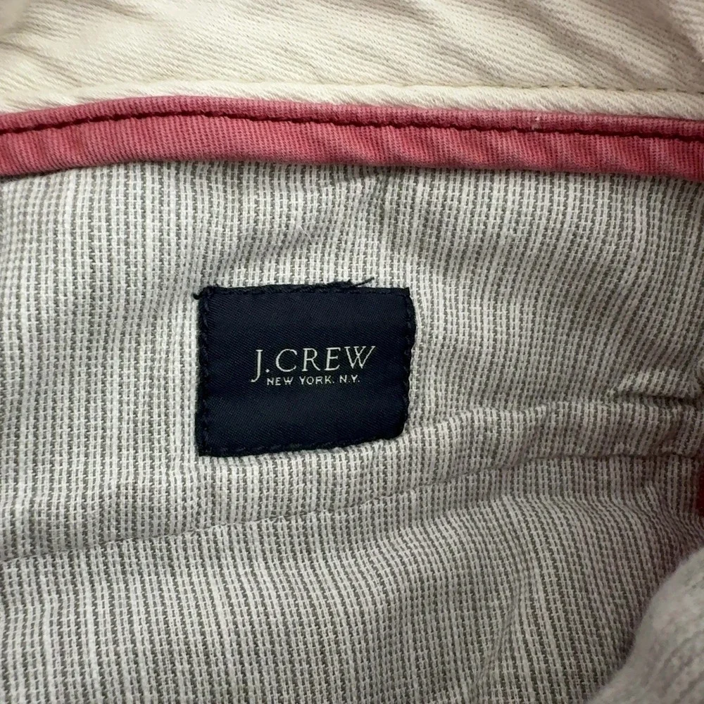J Crew Pants Mens 34 Pink Cotton Broken In Chino Casual Classic Style Preppy